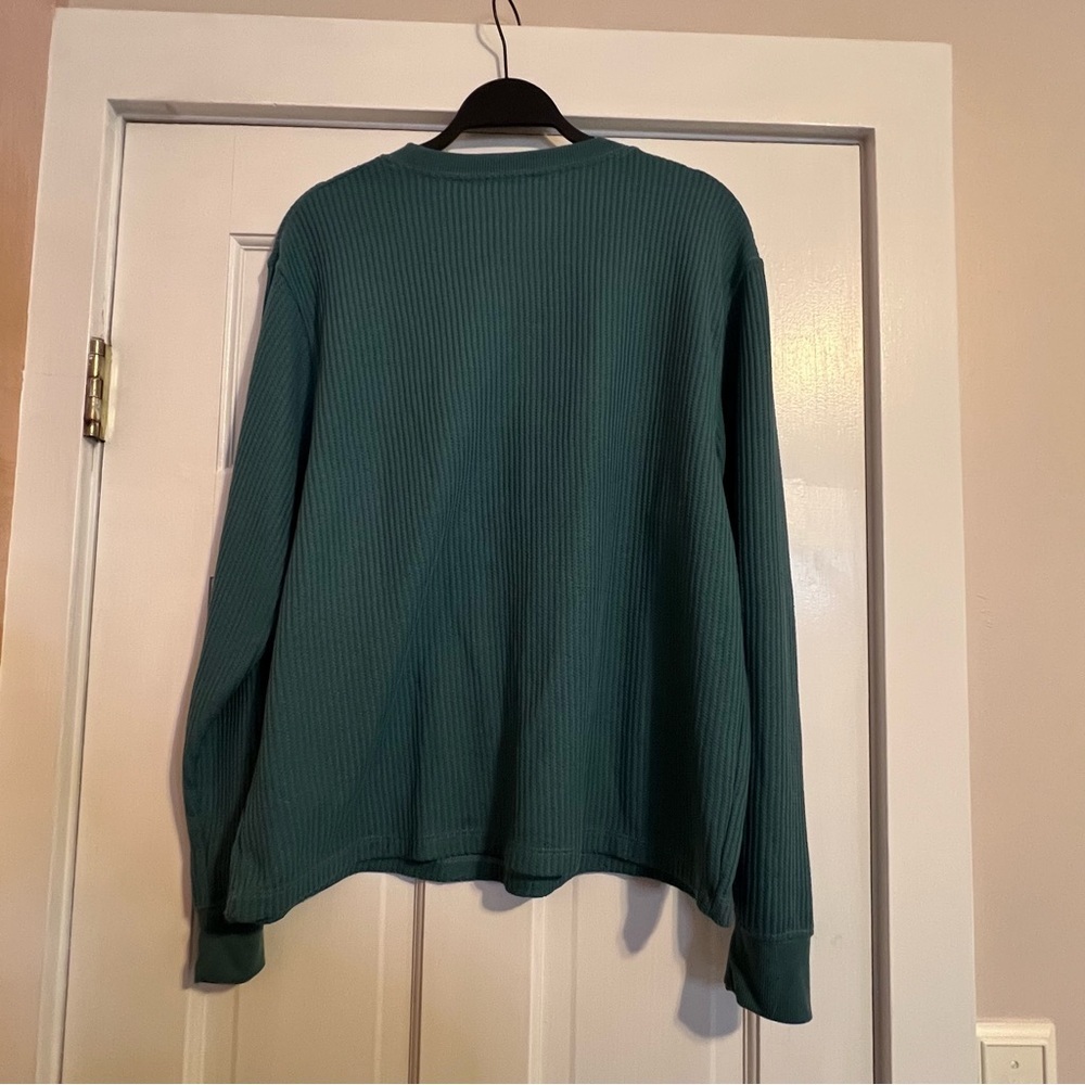#163 DISNEY STITCH OVERSIZE WAFFLE KNIT TOP BLOUSE SIZE LARGE - Picture 2 of 3